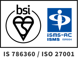 ISMS ISO 27001 認証取得ロゴ（登録番号 IS 786360）